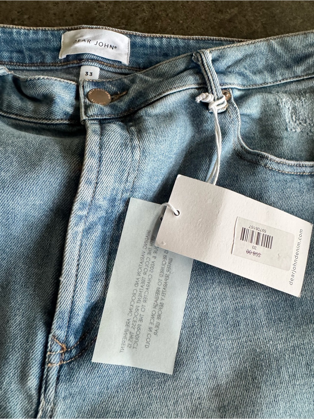 Dear John 33 16/18 Syper Stretchy Taylor Straight Leg Jeans Womens - Picture 2 of 8